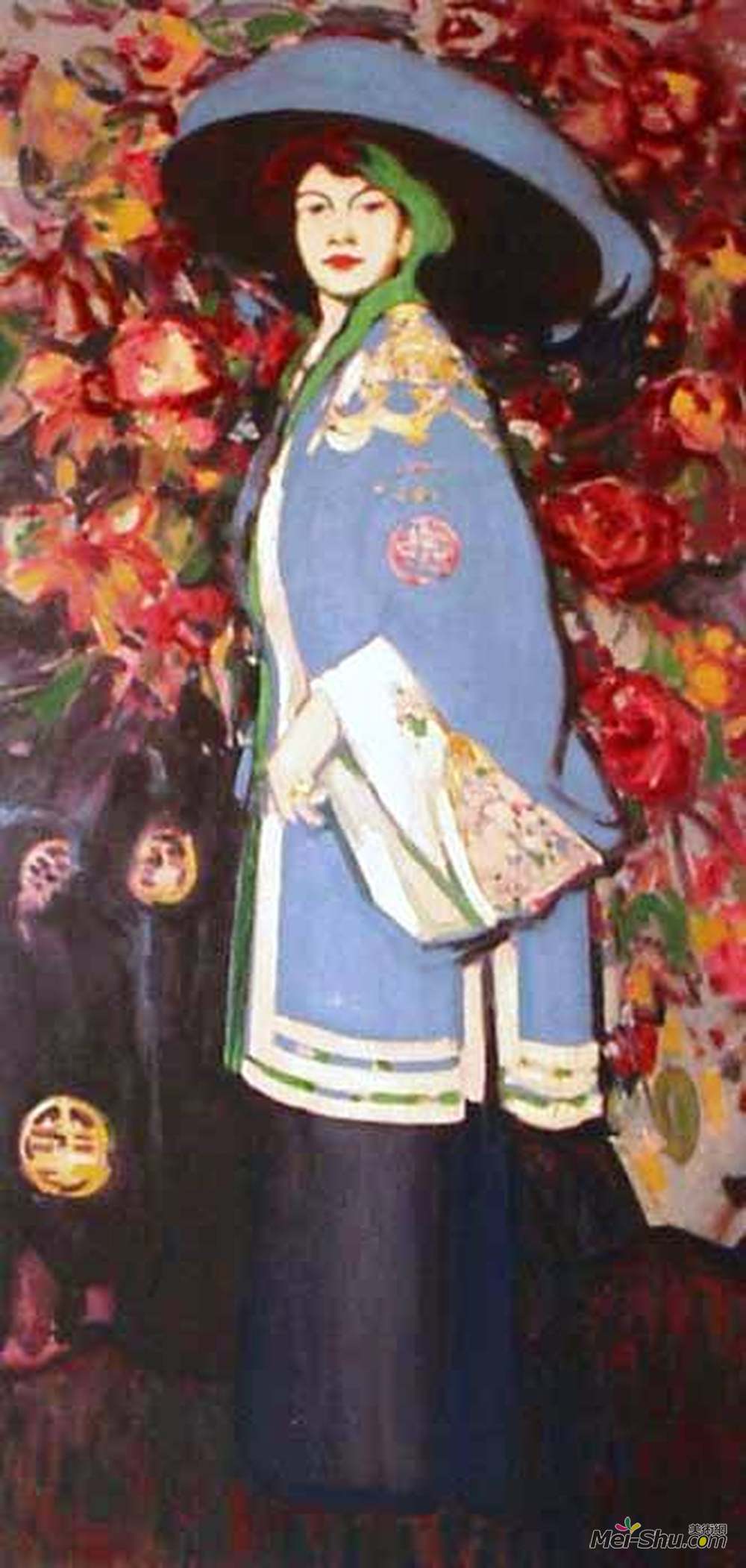 约翰·邓肯·弗格森(John Duncan Fergusson)高清作品《中国佬》