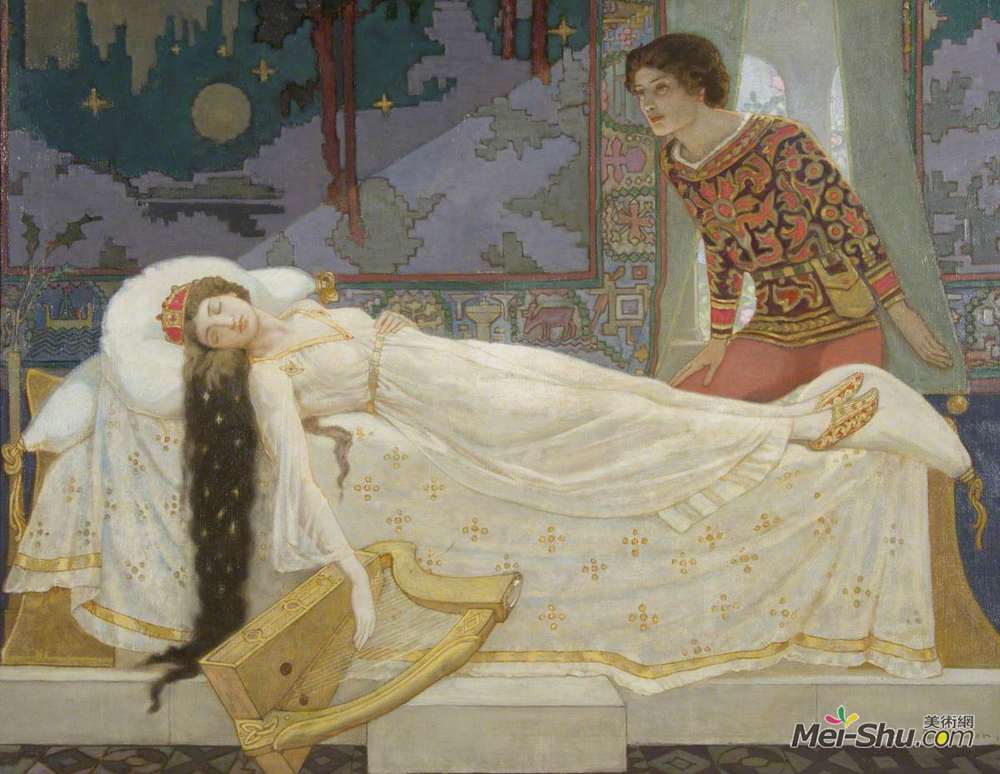 约翰·邓肯(John Duncan)高清作品《沉睡公主》