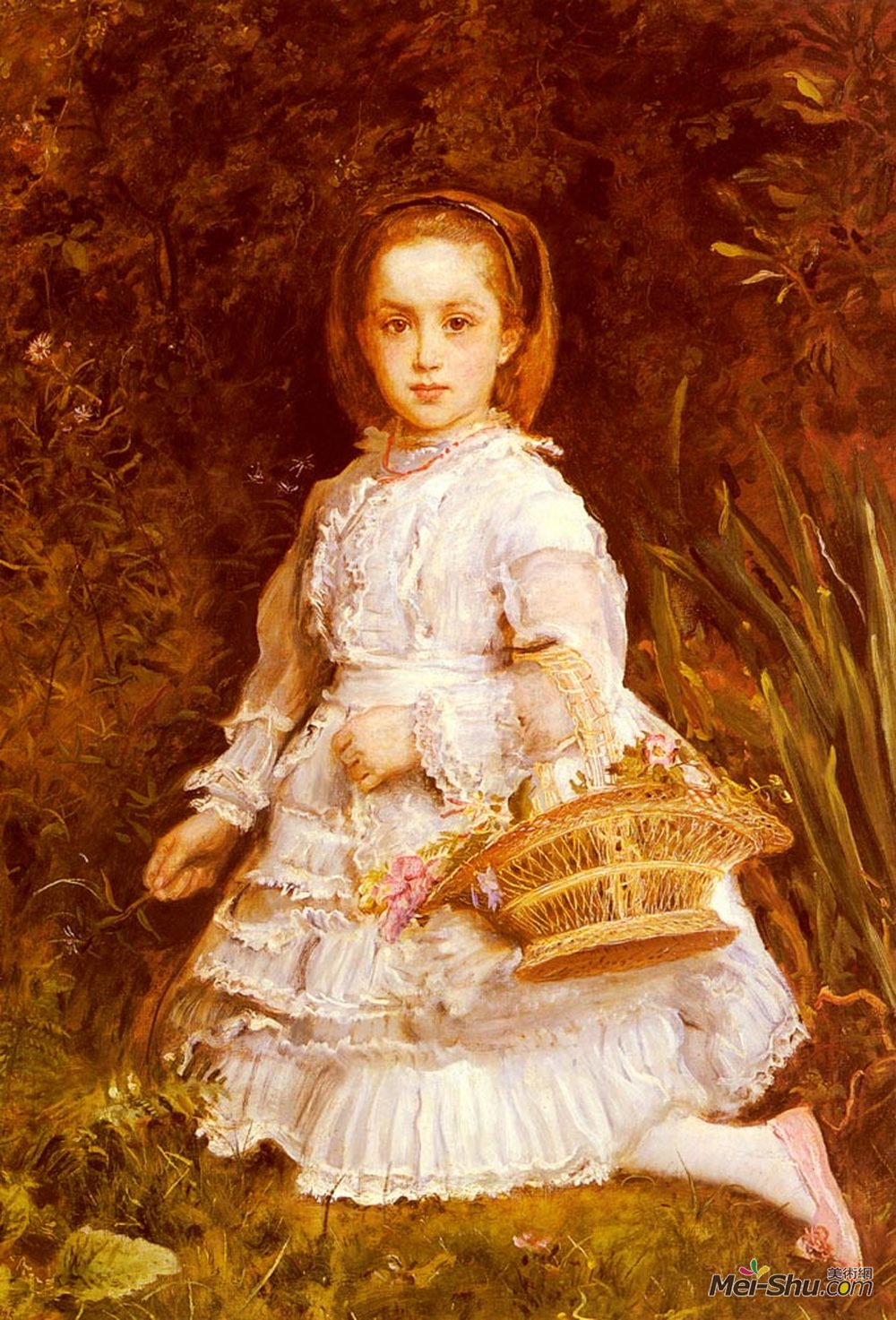 约翰·埃弗里特·米莱斯(John Everett Millais)高清作品《格拉西亚酒庄肖像》