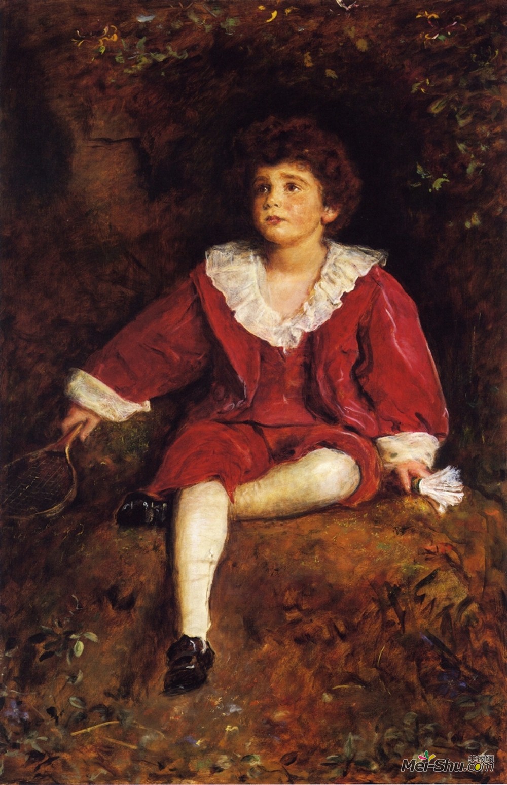 约翰·埃弗里特·米莱斯(John Everett Millais)高清作品《The Honourable John Nevile Manners》
