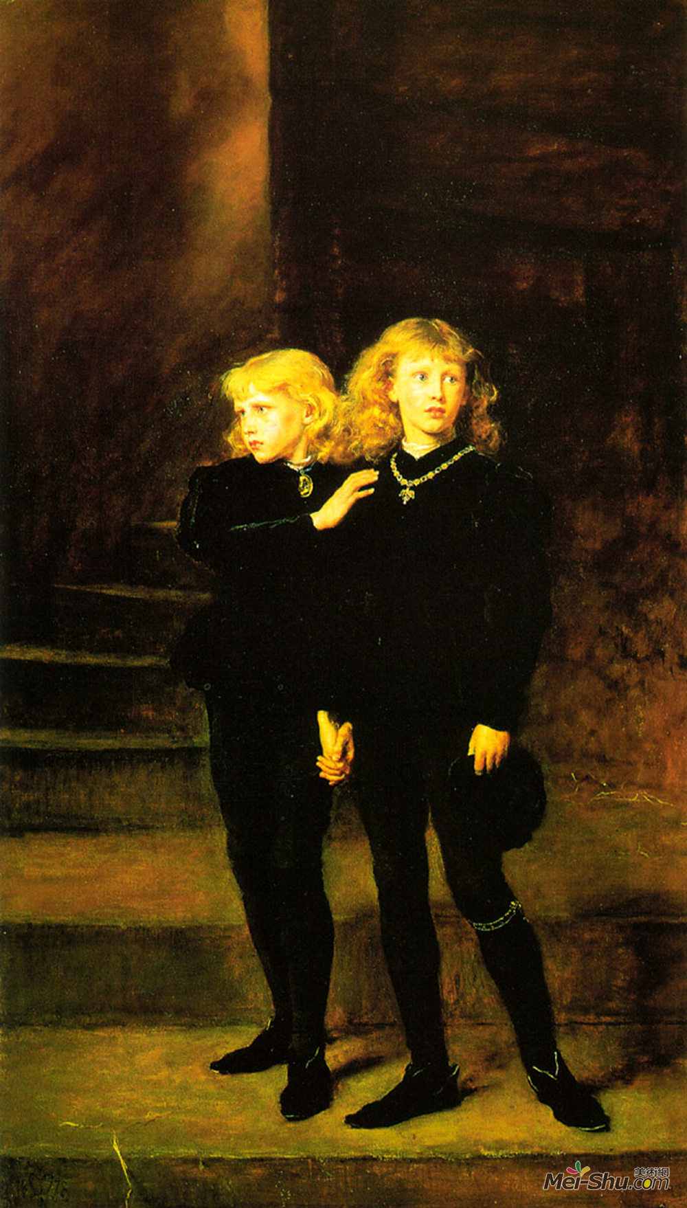 约翰·埃弗里特·米莱斯(John Everett Millais)高清作品《塔里王子》