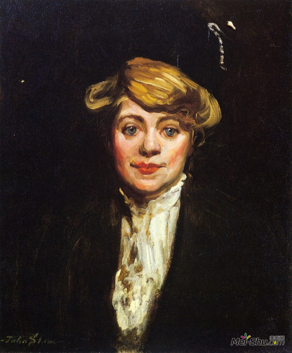 约翰法国斯隆(John French Sloan)高清作品《雏菊》