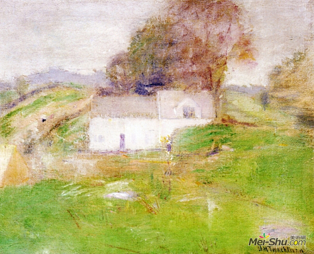 约翰·亨利·特瓦克特曼(John Henry Twachtman)高清作品《特瓦克特曼家》