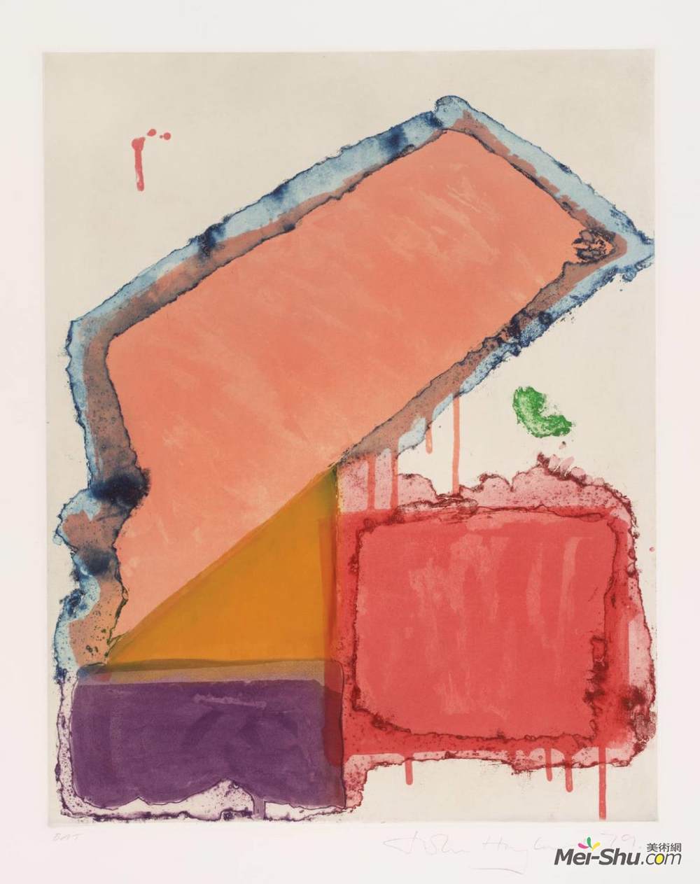 约翰·霍伊兰(John Hoyland)高清作品《安金》