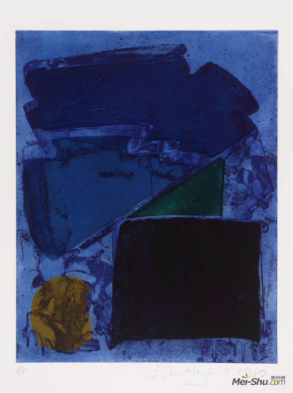 约翰·霍伊兰(John Hoyland)高清作品《孟菲斯》