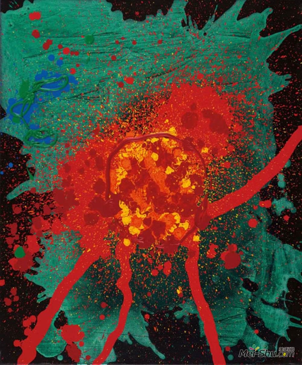 约翰·霍伊兰(John Hoyland)高清作品《血腥 - 28.8.07》