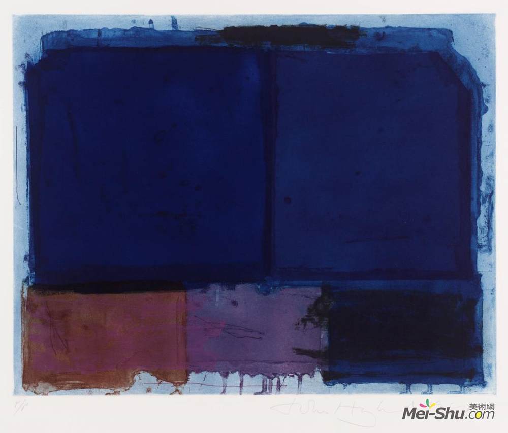 约翰·霍伊兰(John Hoyland)高清作品《守夜》
