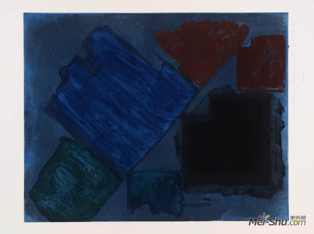 约翰·霍伊兰(John Hoyland)高清作品《张开》