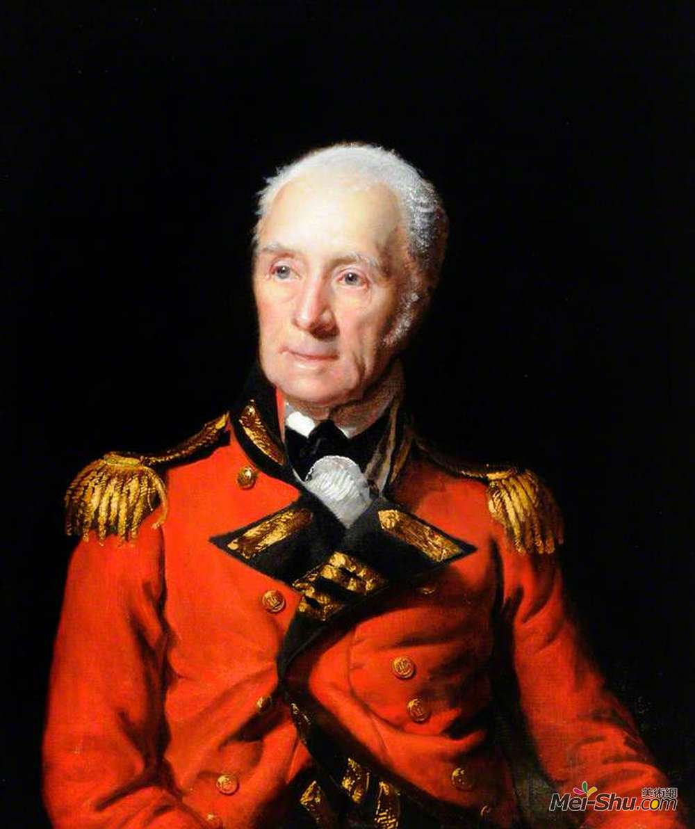 约翰·杰克逊(John Jackson)高清作品《Sir Hew Whiteford Dalrymple (1750–1830), Bt, Lieutenant Gov》