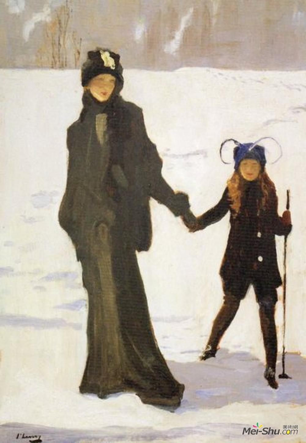 约翰·拉弗里(John Lavery)高清作品《日本瑞士》