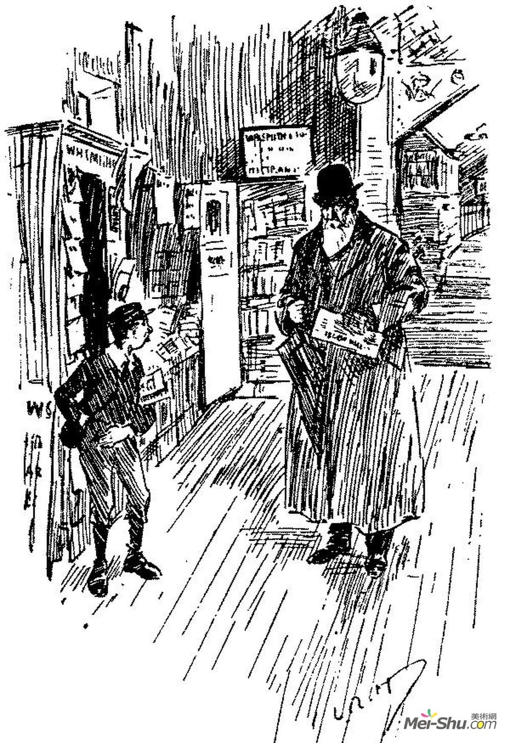 约翰·里奇(John Leech)高清作品《尊严和厚颜无耻》