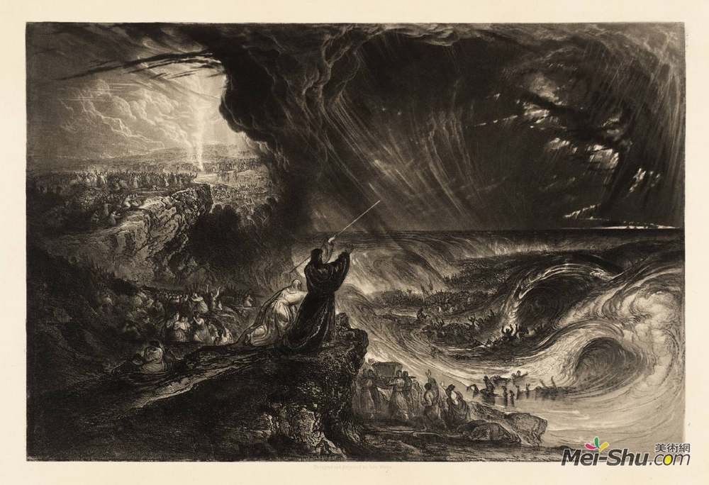 约翰·马丁(John Martin)高清作品《法老王的毁灭》