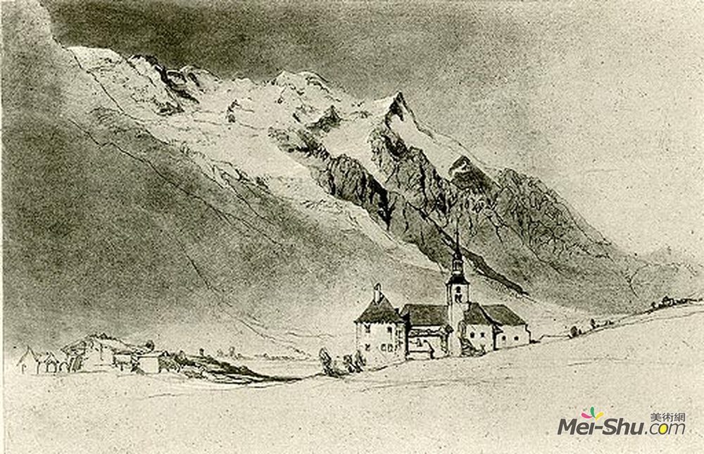 约翰·罗斯金(John Ruskin)高清作品《沙穆尼》