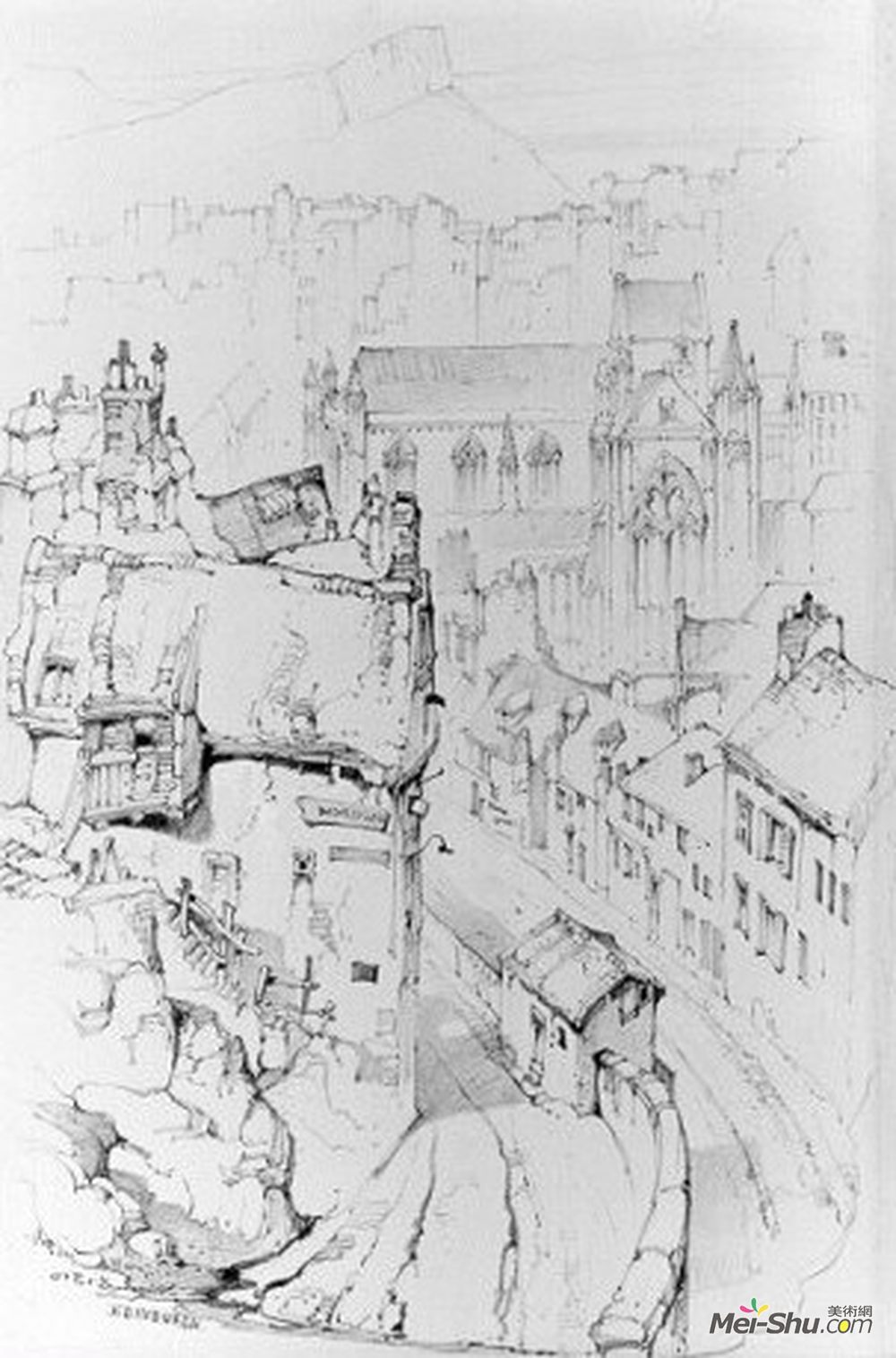 约翰·罗斯金(John Ruskin)高清作品《格伦诺奇夫人的礼拜堂》
