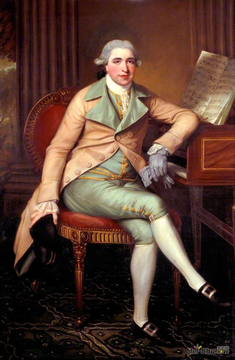 john russell,russellathletic 约翰·拉塞尔(john russell)高清作品《charles wesley (1757–1834)