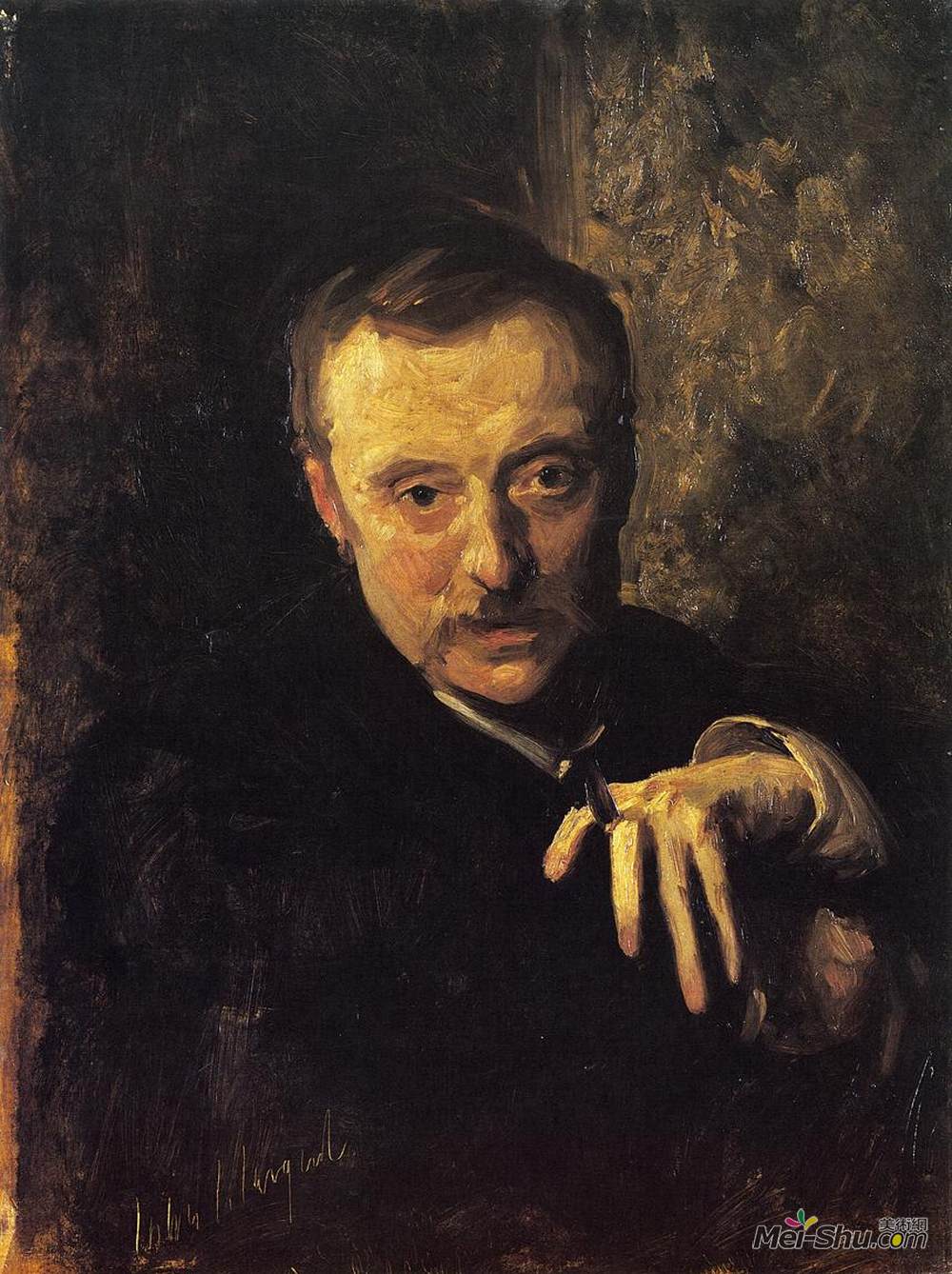 约翰·辛格·萨金特(John Singer Sargent)高清作品《安东尼奥小曼奇尼》