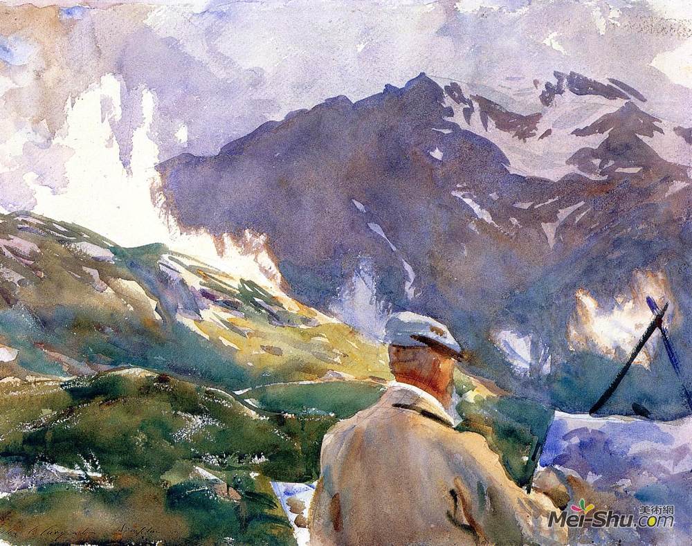 约翰·辛格·萨金特(John Singer Sargent)高清作品《简体艺术家》