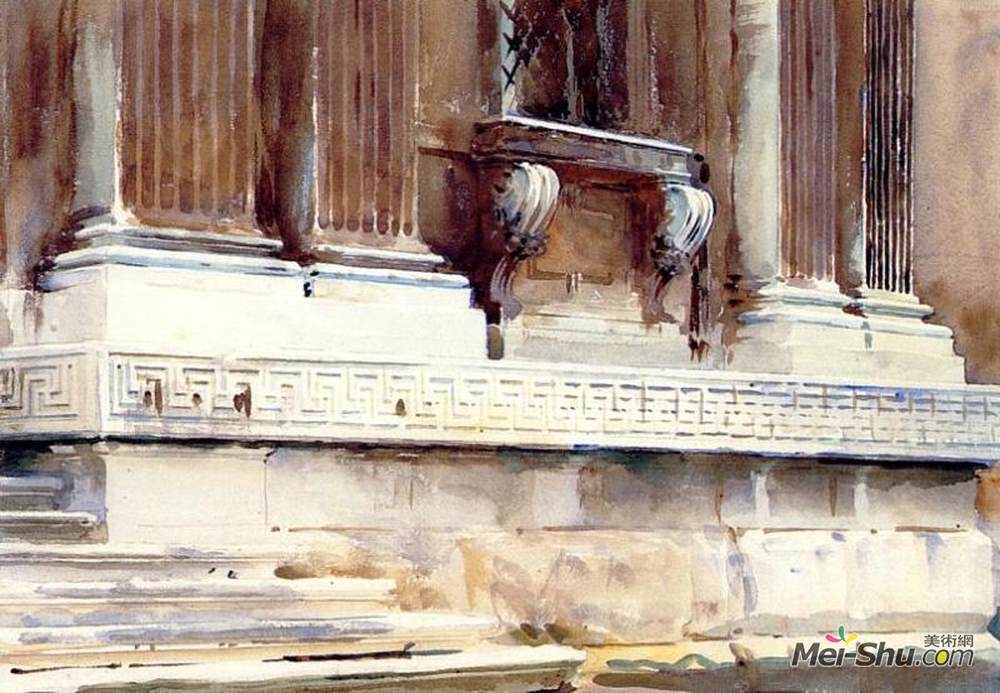 约翰·辛格·萨金特(John Singer Sargent)高清作品《宫殿的底座》