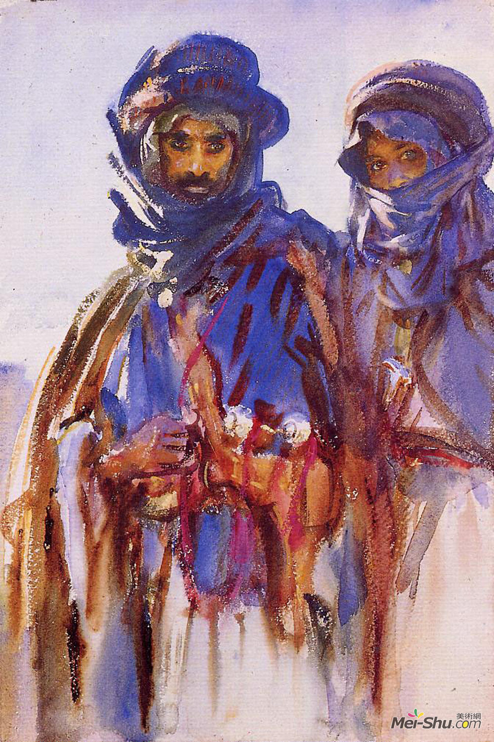 约翰·辛格·萨金特(John Singer Sargent)高清作品《贝都因人》