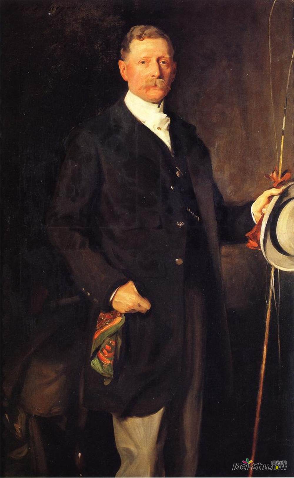 约翰·辛格·萨金特(John Singer Sargent)高清作品《Captain John Spicer》