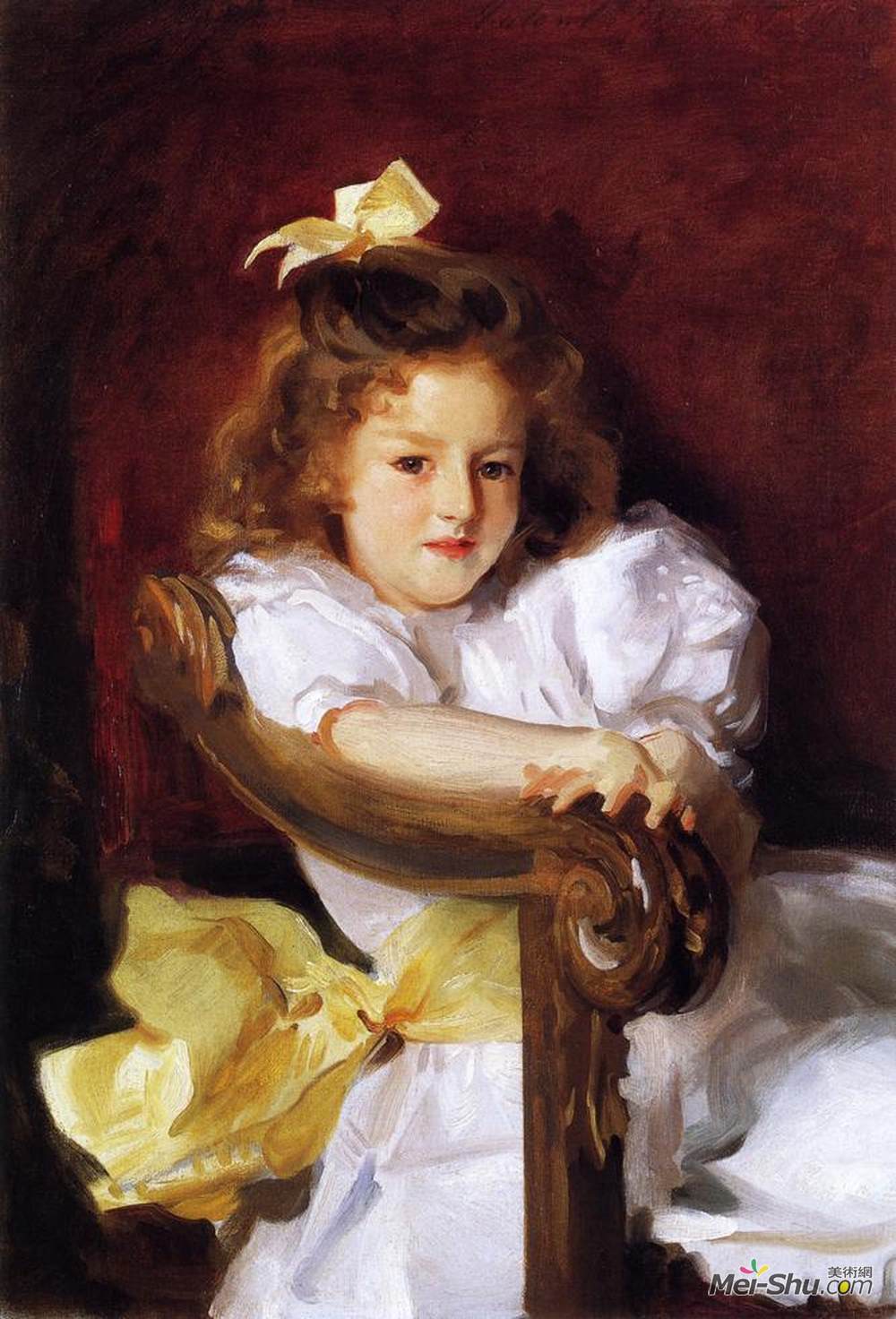 john singer sargent约翰·辛格·萨金特油画3945《夏洛特克拉姆》