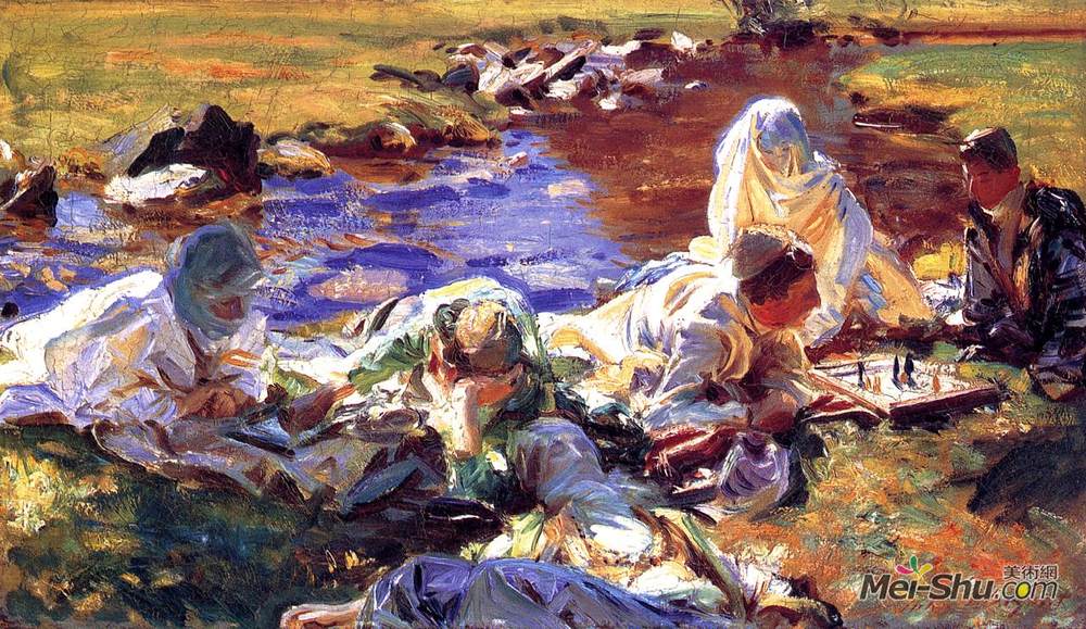 约翰·辛格·萨金特(John Singer Sargent)高清作品《多丽丝费尼特》
