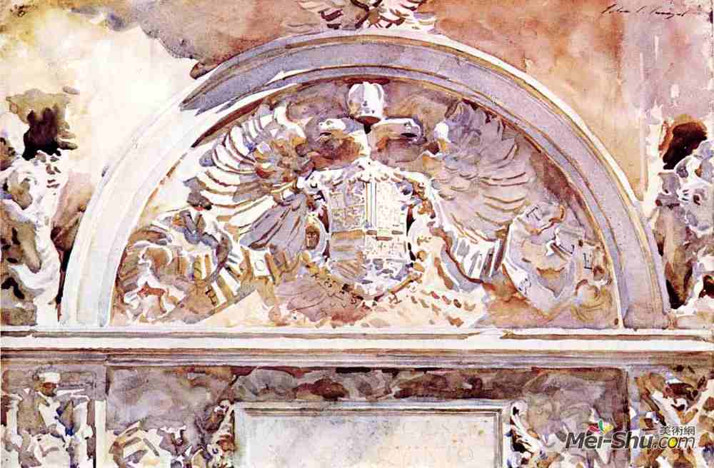 约翰·辛格·萨金特(John Singer Sargent)高清作品《查理五世的盾牌》