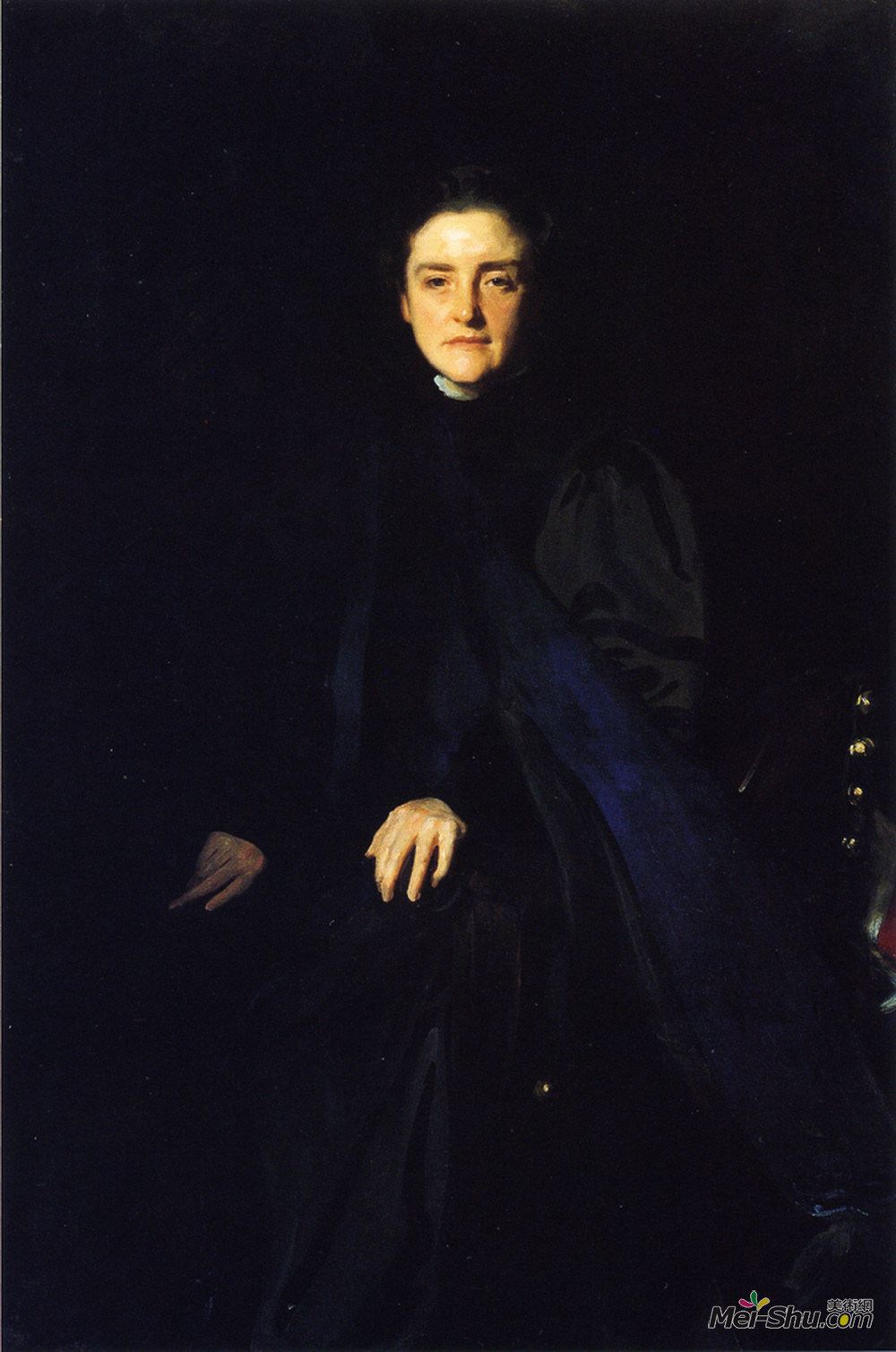 约翰·辛格·萨金特(John Singer Sargent)高清作品《M. Carey Thomas》