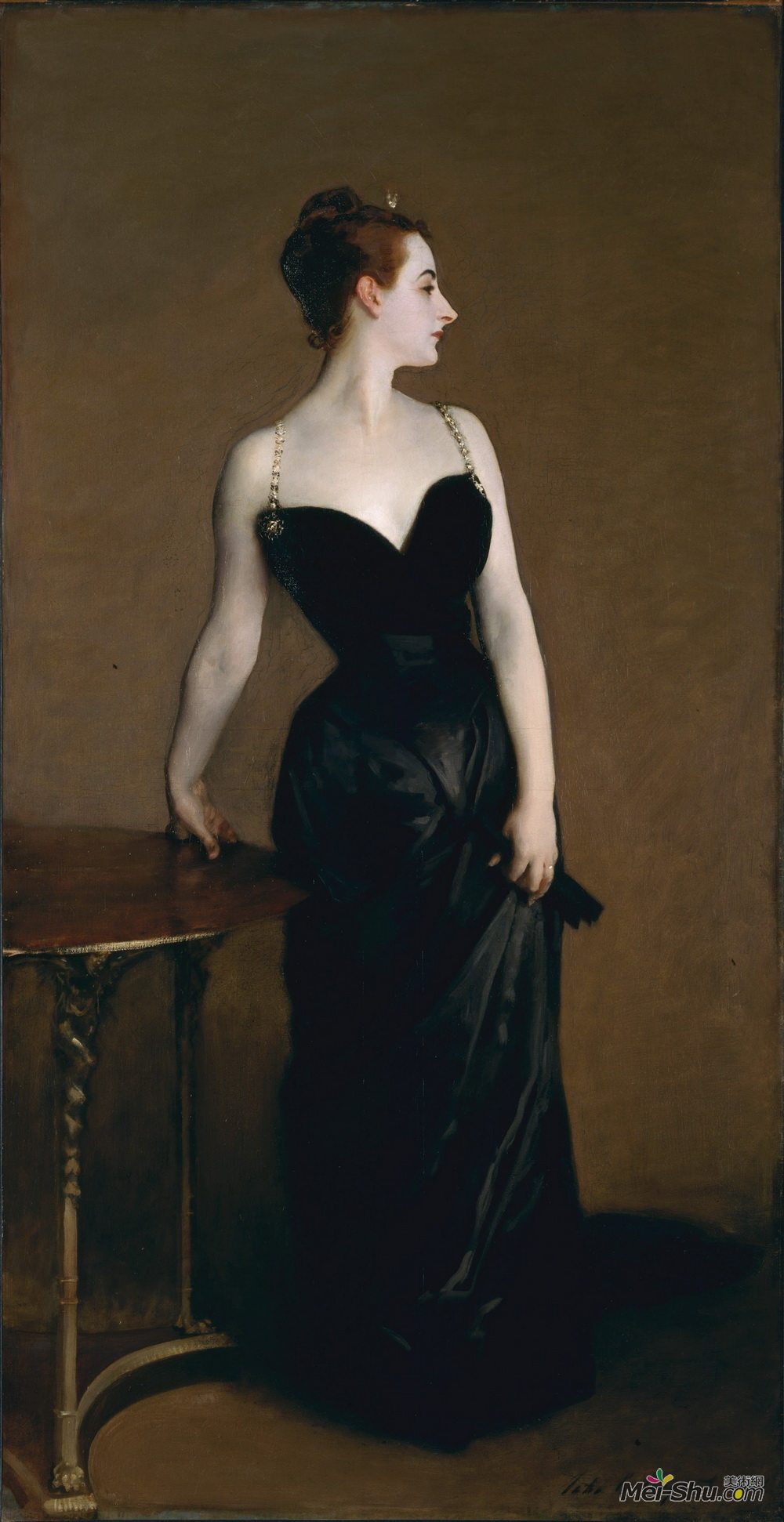 约翰·辛格·萨金特(John Singer Sargent)高清作品《Madame X (also known as Madame Pierre Gautreau)》