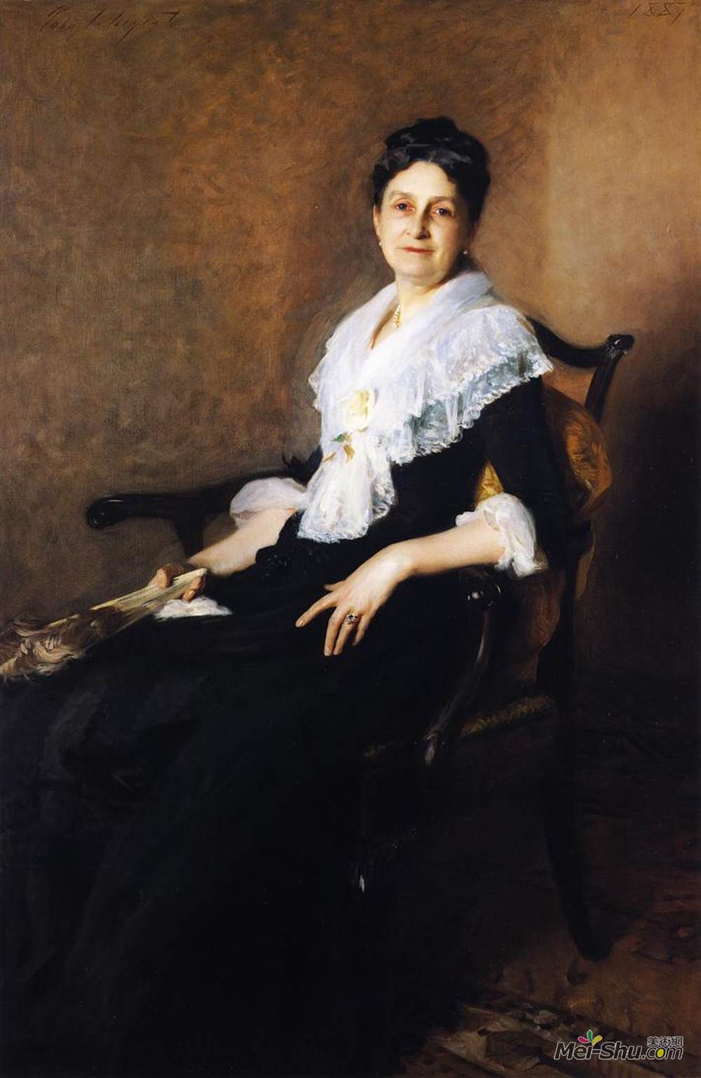 约翰·辛格·萨金特(John Singer Sargent)高清作品《亨利马奎恩太太》