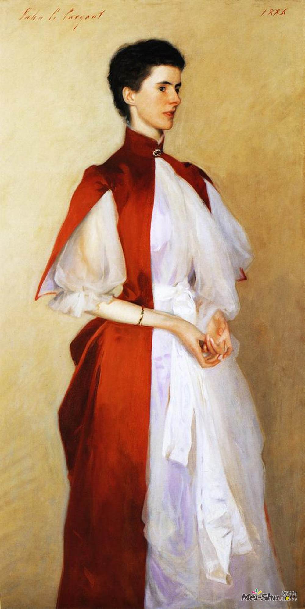 约翰·辛格·萨金特(John Singer Sargent)高清作品《罗伯特哈里森夫人》