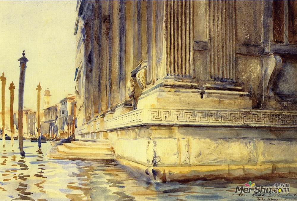 约翰·辛格·萨金特(John Singer Sargent)高清作品《格里马尼宫》