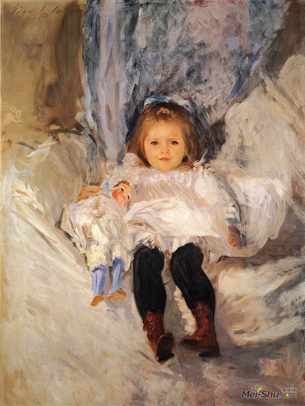 约翰·辛格·萨金特(John Singer Sargent)高清作品《鲁思西尔斯培根》