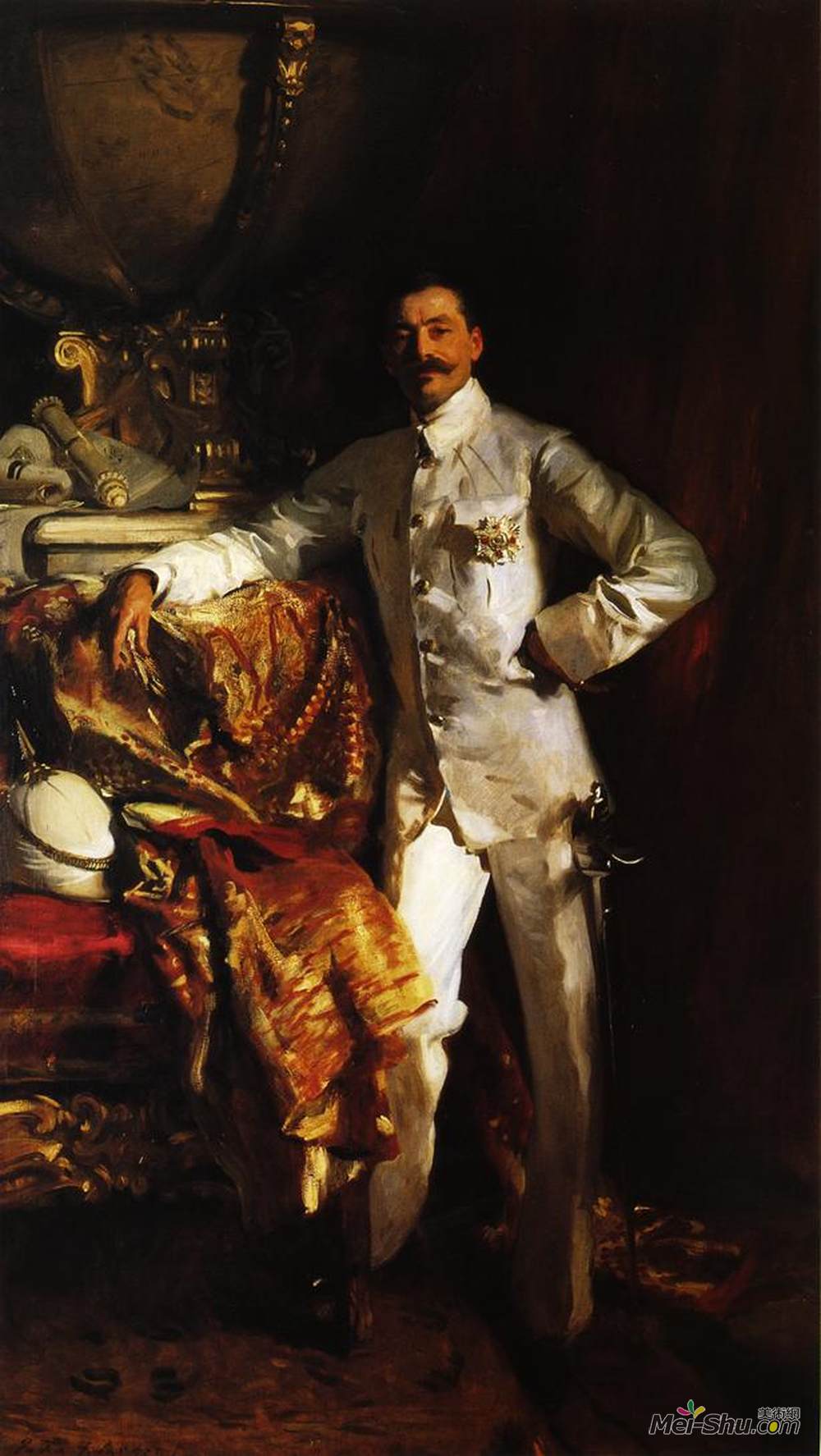 约翰·辛格·萨金特(John Singer Sargent)高清作品《瑞天咸》