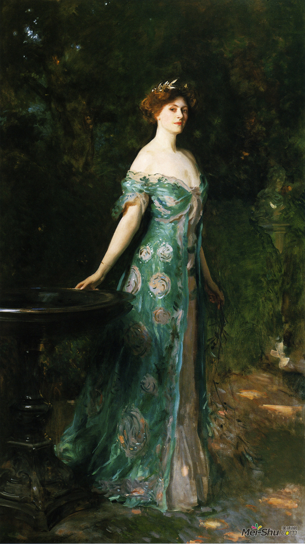 约翰·辛格·萨金特(John Singer Sargent)高清作品《萨瑟兰公爵夫人》