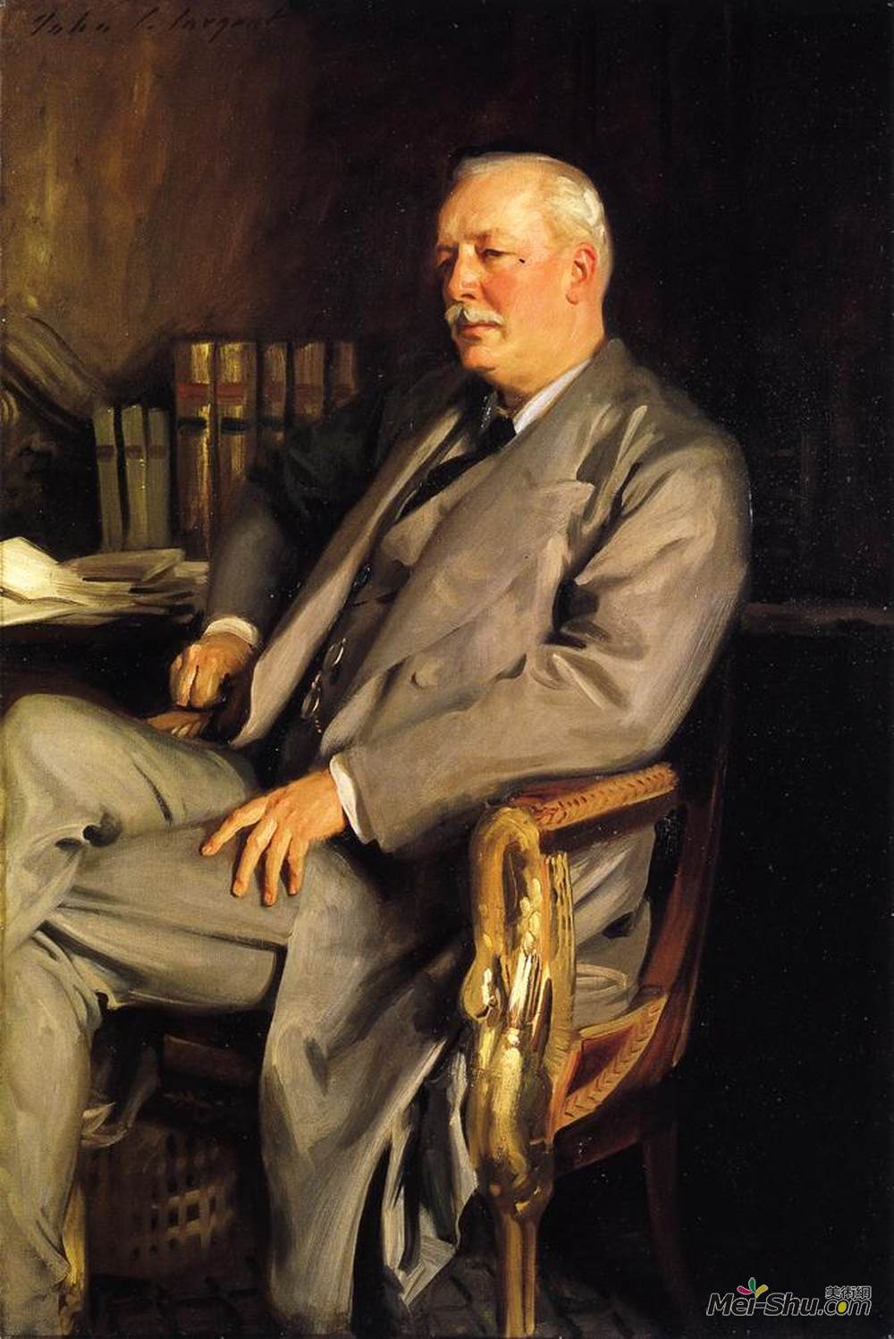约翰·辛格·萨金特(John Singer Sargent)高清作品《来者厄尔》