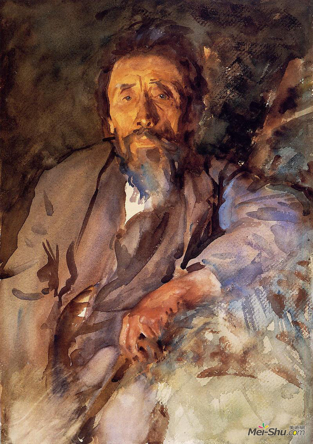 约翰·辛格·萨金特(John Singer Sargent)高清作品《流浪汉》