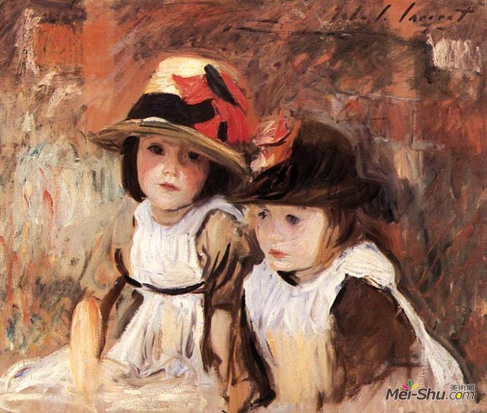 约翰·辛格·萨金特(John Singer Sargent)高清作品《农村儿童》