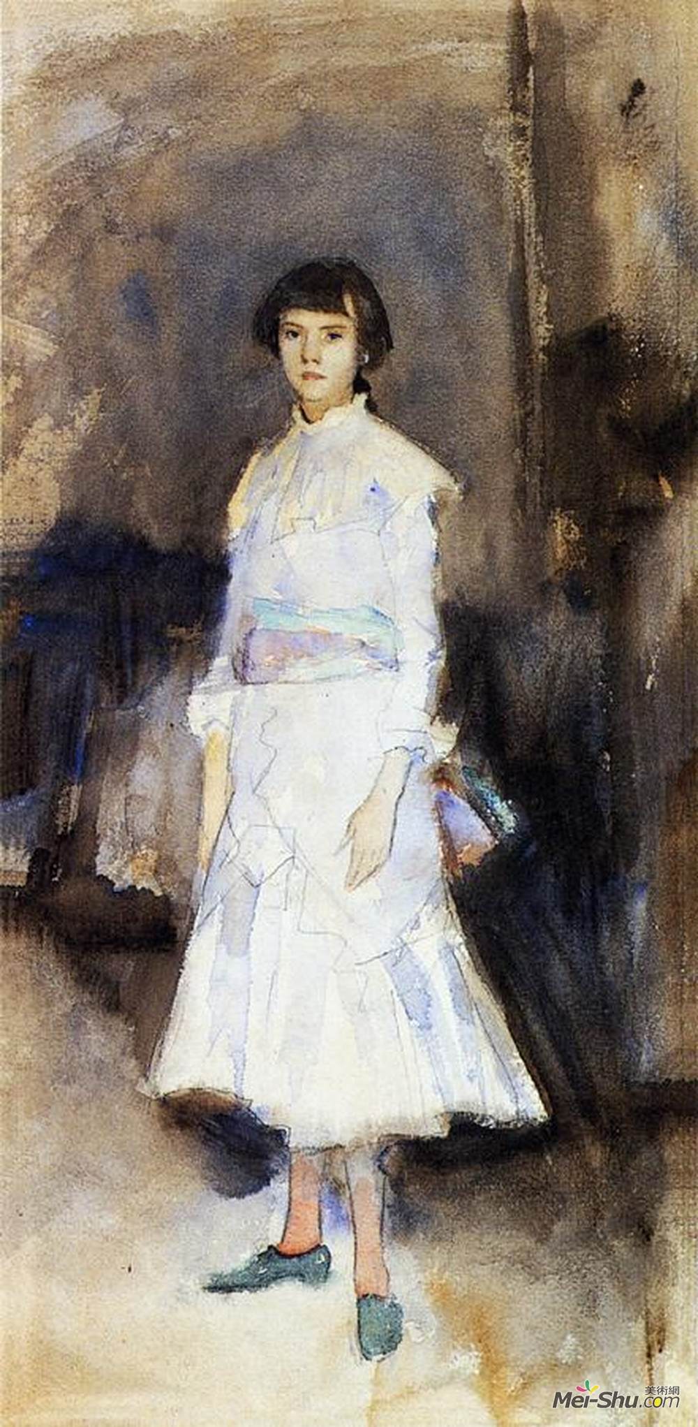 约翰·辛格·萨金特(John Singer Sargent)高清作品《紫罗兰萨金特》