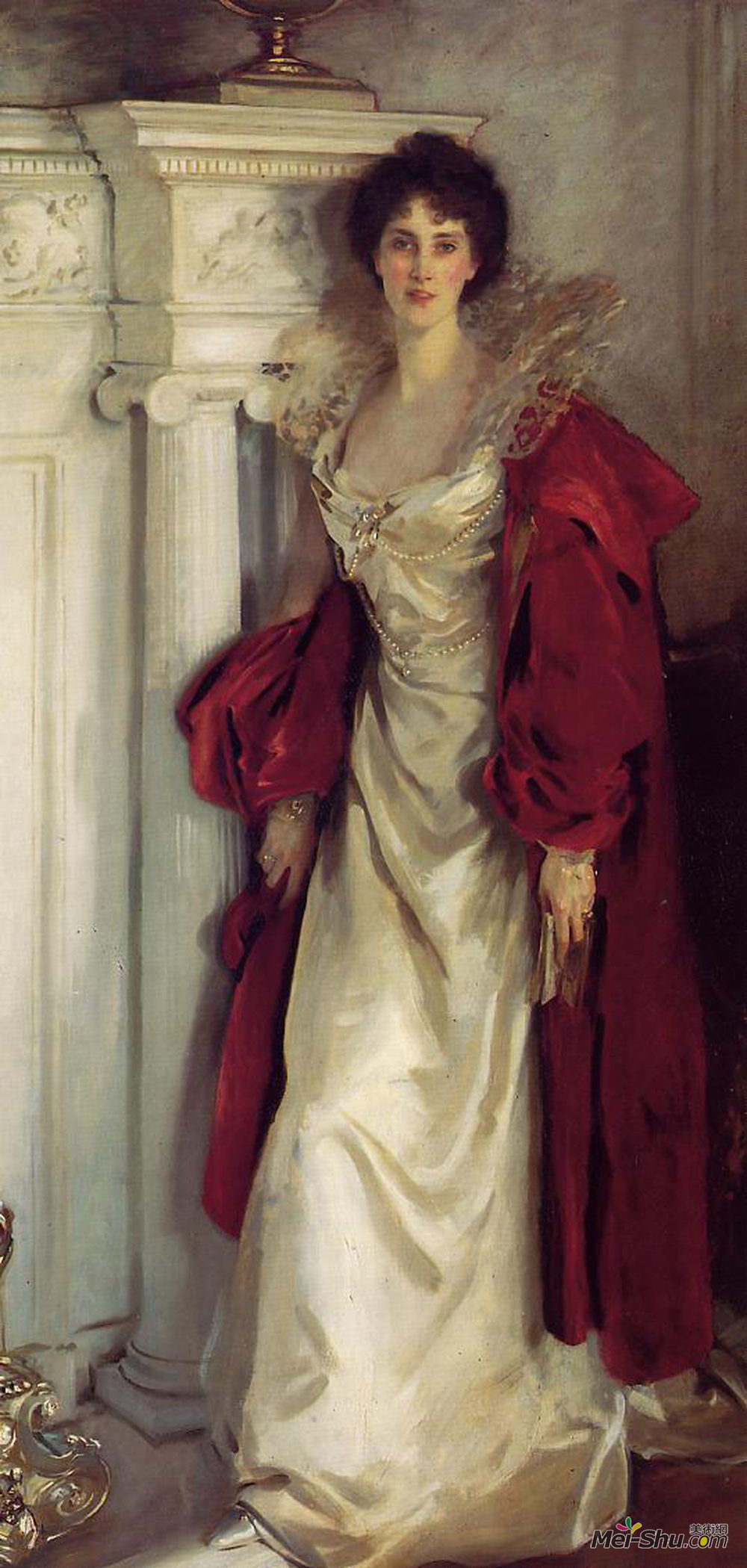 约翰·辛格·萨金特(John Singer Sargent)高清作品《Winifred, Duchess of Portland》