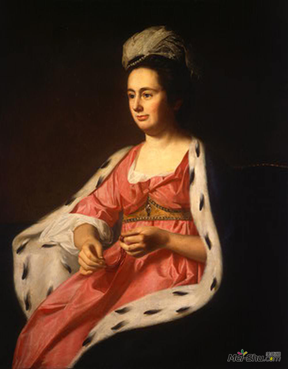 约翰·辛格顿·科普利(John Singleton Copley)高清作品《阿比盖尔史密斯巴布科克》