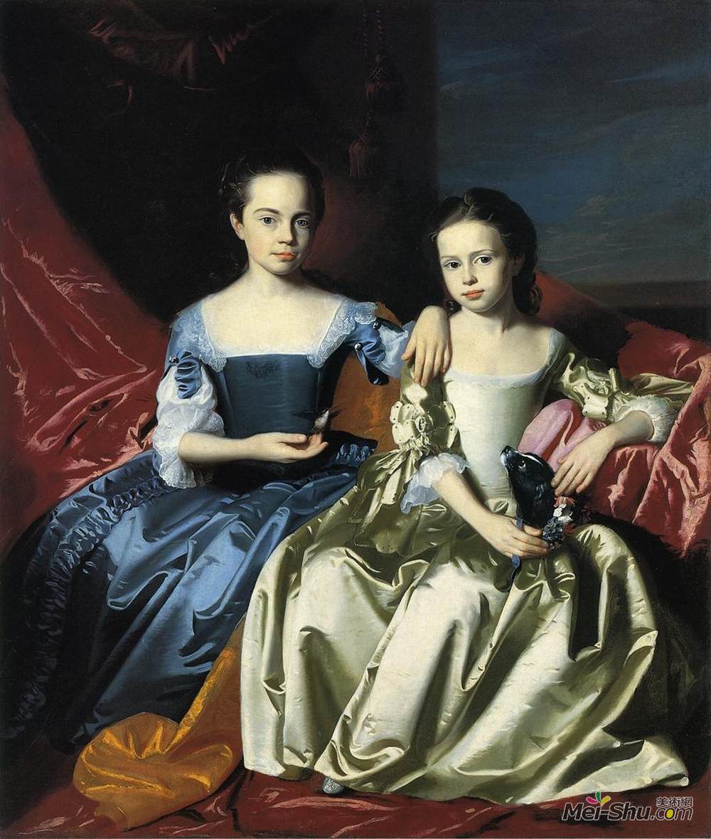 约翰·辛格顿·科普利(John Singleton Copley)高清作品《玛丽和伊丽莎白罗伊尔》