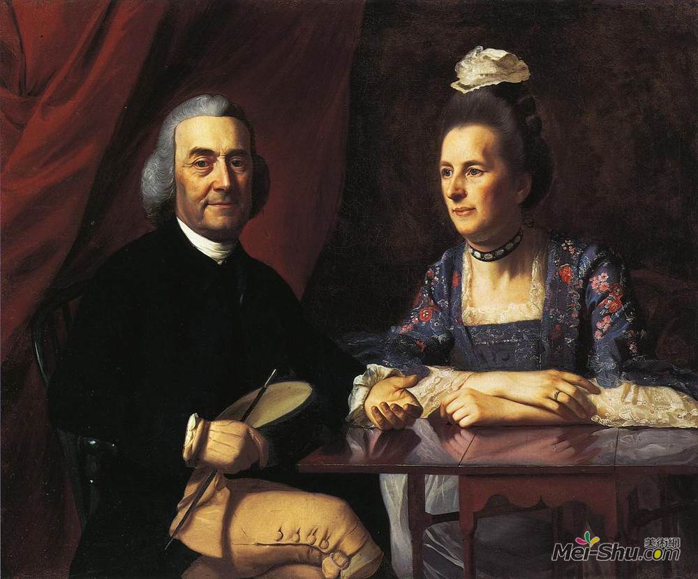 约翰·辛格顿·科普利(John Singleton Copley)高清作品《伊萨克温斯洛先生和夫人》