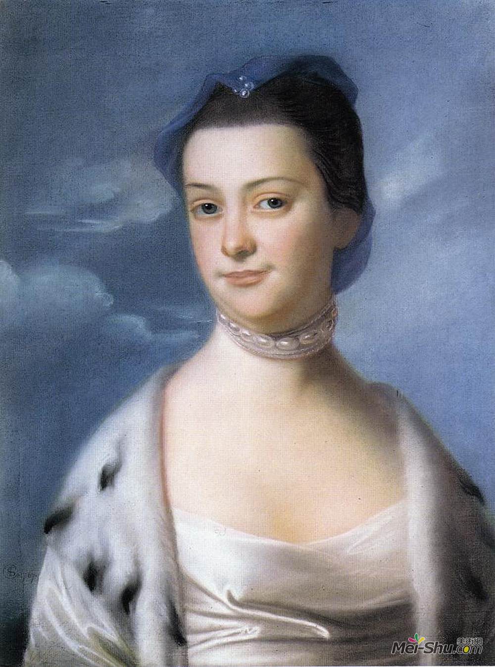 约翰·辛格顿·科普利(John Singleton Copley)高清作品《Mrs. William Turner (Ann Dumaresq)》