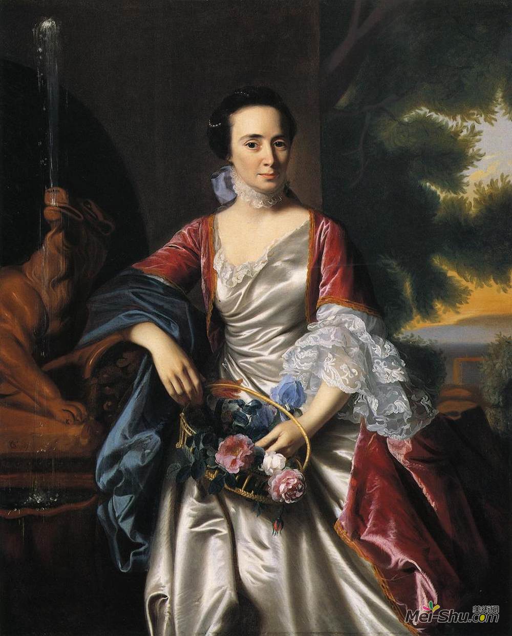 约翰·辛格顿·科普利(John Singleton Copley)高清作品《丽贝卡·博尔斯顿》