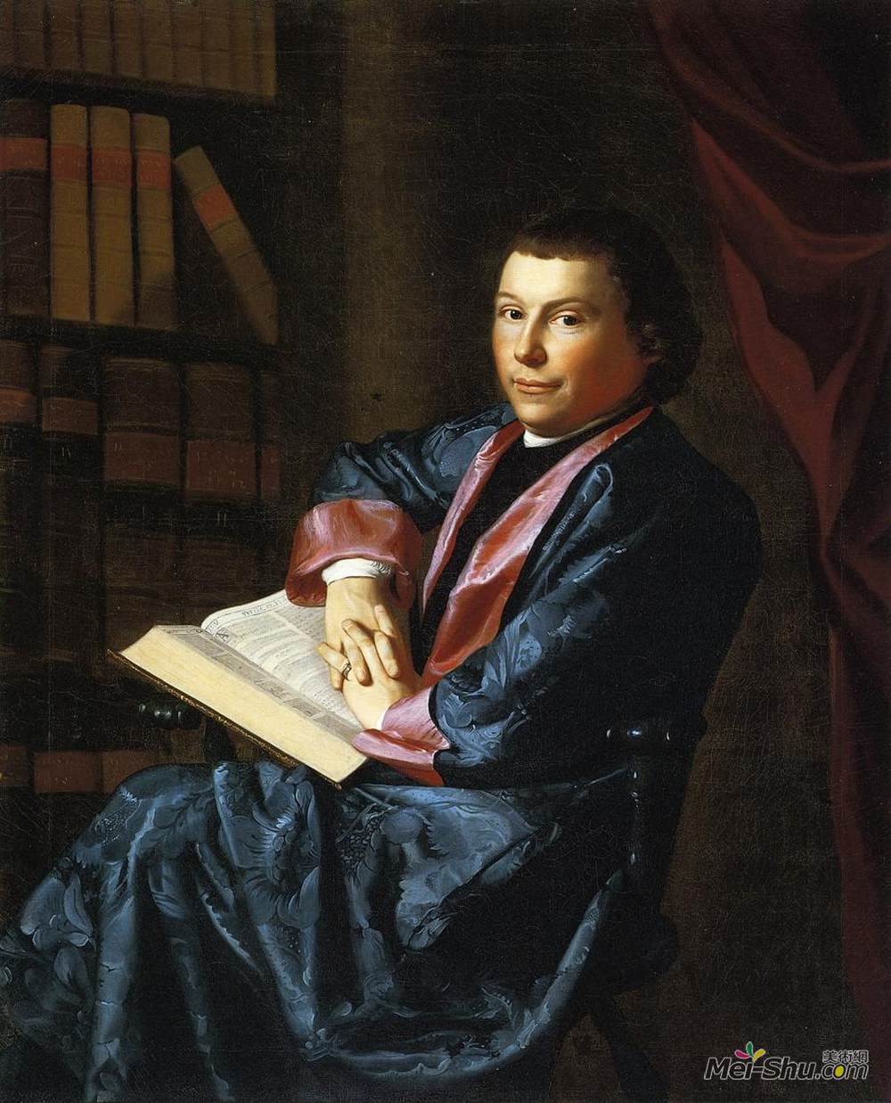 约翰·辛格顿·科普利(John Singleton Copley)高清作品《托马斯卡里牧师》