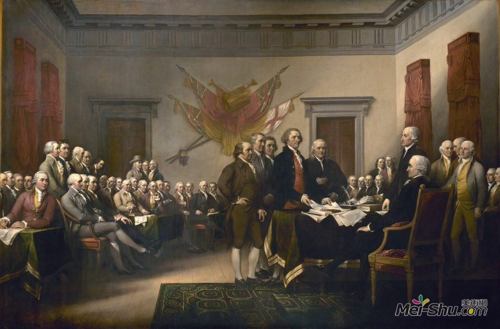 约翰·特朗布尔(John Trumbull)高清作品《独立宣言》