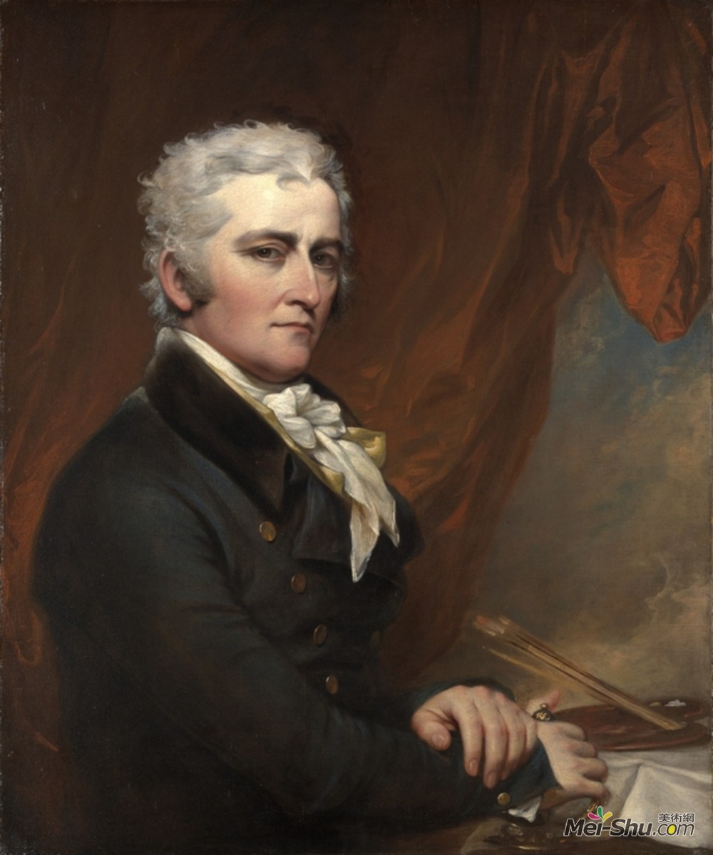 约翰·特朗布尔(John Trumbull)高清作品《自画像》