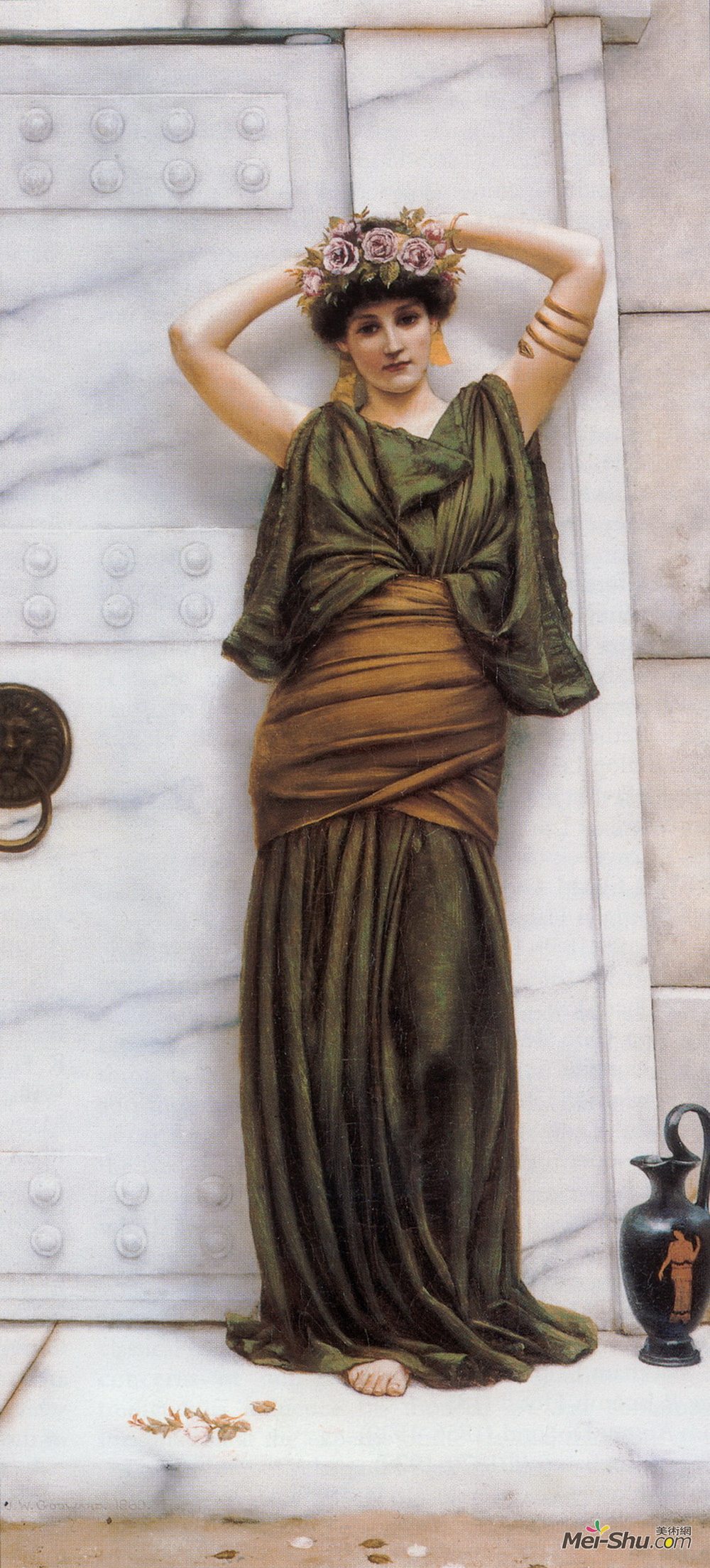 约翰·威廉·格维得(John William Godward)高清作品《伊安》