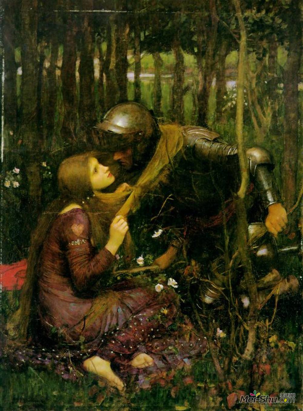 约翰·威廉·沃特豪斯(John William Waterhouse)高清作品《没有怜悯的美丽女人》